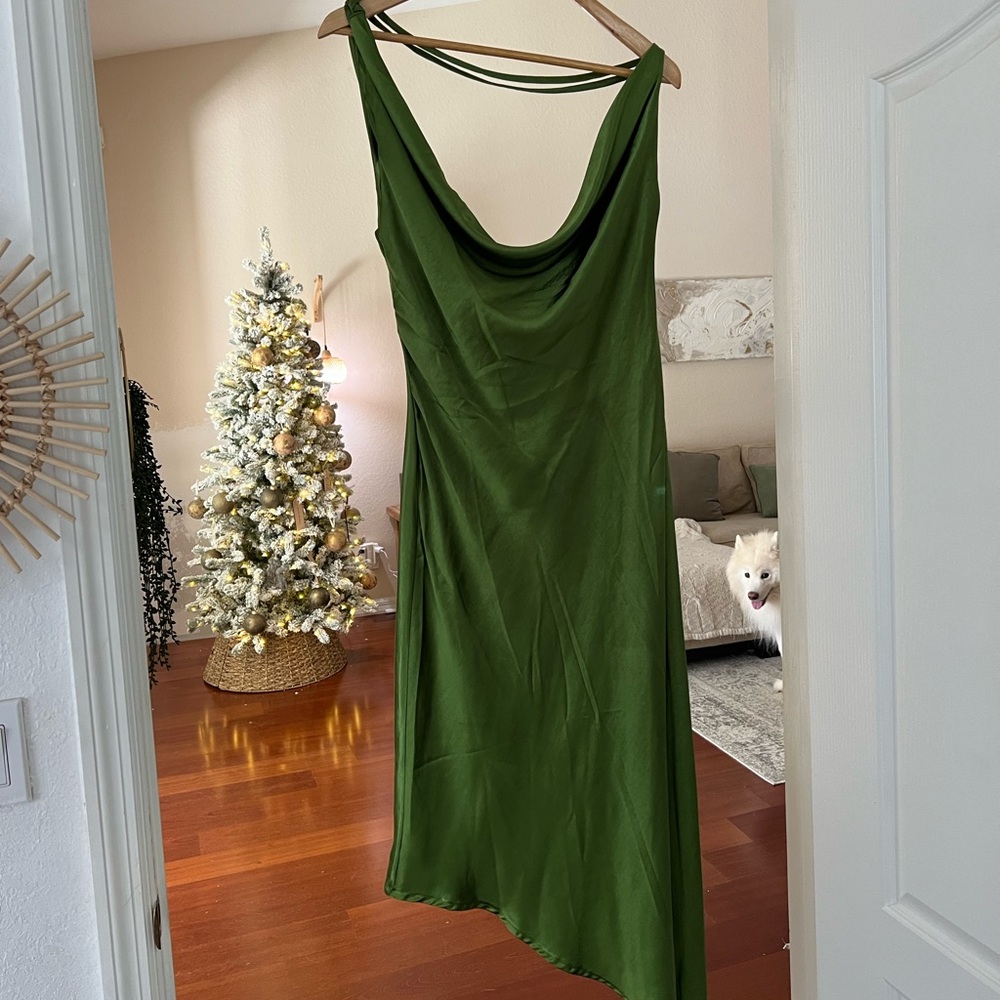 Meski- Yvette Satin Dress